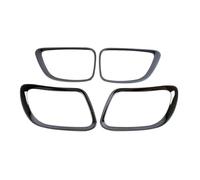 centre console strip For C Class W206 C200 C260 C300 2022 2023 Car Inner Door Stereo o Sound Decorate Frame for Ring Trim(Black)