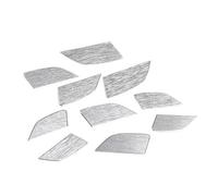 centre console strip For Ranger T6 T7 2015-2018 Car Interior Door Panel Trim Patch Aluminum Alloy(Silver)
