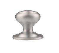 EUROART Centre Door Knob (External Door Furniture) - Finish - Satin Chrome (SC)