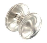 Centre Door Knob for Front Doors with Brushed Finish