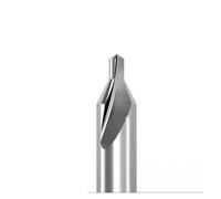 centre drill Center drill full-ground spiral groove stainless steel center drill A-type bit cobalt-containing HSS(Dark Grey)