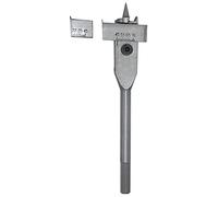 Centre drill - standard design, diameter 15-45 mm, length 130 mm, shaft 8 mm hexagonal