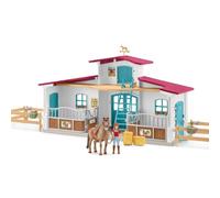 Centre Équestre, coffret figurines avec 75 éléments inclus dont 1 cheval, des 5 ans, schleich 72222 Horse club