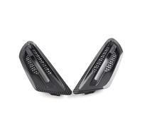 Centre Front Main Grille 2 Pcs Car Side Fender Grille Air Vent Outlet Cover Trim Decoration For BMW For F10 For 5-Series 2011 2012 2013 2014 2015 2016 2017(Glossy Black)