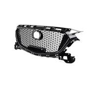 Centre Front Main Grille Car Front Bumper Upper Grille Honeycomb Mesh Grille Glossy Black For Mazda 3 For Axela 2017 2018