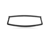 Centre Front Main Grille Front Frame Rim Grille Grill Trim Overlay Cover Upper Bumper Hood Mesh Bezel For Infiniti For Q50 2014 2015 2016 2017(Glossy Black)