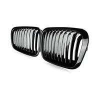 Centre Grid 2× Front Kidney Grill Racing Grille for BMW 3 Series E46 4 Door 1998 1999 2000 2001 ABS Plastic Radiator Grille