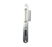 Centre Latch and Deadbolt Keep 220mm Door Frame Strike Plate for Timber, UPVC, and Composite Multipoint Lock Systems Secure Alignment Replacement (Left Hand)