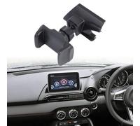 Centre Left Air Vent Phone Holder, for MX-5 ND (2016+) Right Hand Drive - Type A Ball Head, Secure Clip-On Dashboard Vent Mount for Sat Nav, Hands-Free Calling - Compatible with All Smartphones (A)