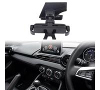 Centre Left Air Vent Phone Holder, for MX-5 ND (2016+) Right Hand Drive - Type A Ball Head, Secure Clip-On Dashboard Vent Mount for Sat Nav, Hands-Free Calling - Compatible with All Smartphones (B)