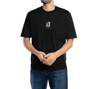 Armani Exchange Men's Icon Project, Embroidered Logo, T-Shirt, Black, XXL