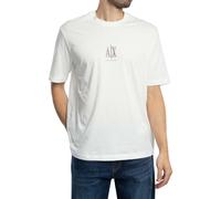Armani Exchange Men's Icon Project, Embroidered Logo, T-Shirt, White, XL