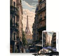 Centre of Paris Jigsaws 1000 Pieces for Adults Brain Capacity Quiet Recreation Secure Lock Thoughtful Gift size 38x26cm
