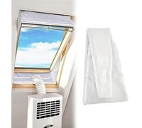 Centre Pivot Roof Window Seal Kit for Portable Air-Conditioner and Tumble Dryer,Hot Air Stop for Attaching to Swing Windows, Window Air Conditioning Seal, 230 cm