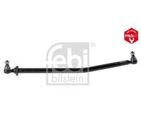 febi bilstein 39807 Drag Link with castle nuts and cotter pins, from steering gear to 1st front axle, pack of one