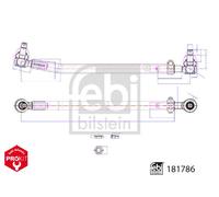 Centre Rod Assembly fits: DAF XF FA 410/FA 440/FA 460/FA 510/FT 410/FT 440/FT