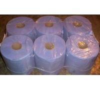 Centrefeed Roll 2ply Blue 6 x 150 Metres