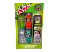 Centric Beauty Mountain Dew Flavored Lip Balm 5-Piece Vending Machine Pack, Green, 5 Piece Set