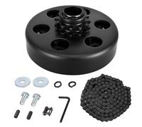 Centrifugal Clutch 3/4" Bore 12T for #35 Chain, Go Kart Clutch Fit for Predator 212cc Honda GX160 GX200, Mini Bike Fun Kart Drift Trike Engine 2-7HP, Heavy Duty with Screws & Link