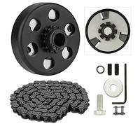 Centrifugal Clutch, Go Kart Clutch 3/4 Bore 12T with #35 Chain 9.525mm for Go Kart Minibike Honda Engines GX160 GX200 GX140 GX120 GC160 GC190, With 2pcs Set Screws and 1pc Connecting link
