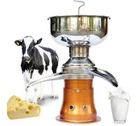 Centrifugal Cream Separator, Adjustable Flow Rate with Wide Base, for Home and Farm Milk Processing