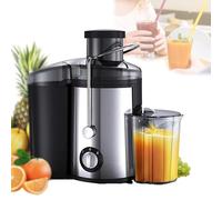 Centrifugal Juicer,800W Ultra Power,Compact Juice Separation Juicer,2.56” Feed Chute,Dual Speeds Adjustment,1600ML Cup Capacity,Stainless Steel Juicer For Fruits And Vegetables