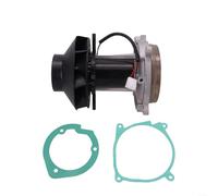Centrifugal parking heater fan motor assembly optimized to work efficiently with diesel heating systems requiring a voltage of twenty four volts