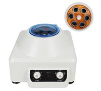 Centrifuge Machine, 6×10ml Lab Benchtop Centrifuge 4000RPM 1685×g, Electric Centrifuge with Adjustable Time (0-60min) & Speed (300-4000r/min), Low Noise, for Lab School Science, UK Plug