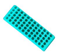 Centrifuge Tube Rack, Polypropylene Test Tube Rack Stand, Double Panel 60 Hole for 0.5ml/1.5ml/2ml Centrifuge Tube