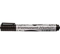 CENTRUM 80466KB 2-5 mm Bullet Tip Permanent Marker - Black
