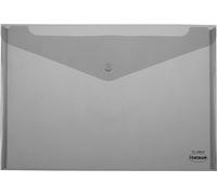 CENTRUM A4 Plastic Envelope with Popper Button - Assorted