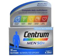 CENTRUM ADVANCE 50 Plus Multivitamin Tablets for Men, Pack of 30