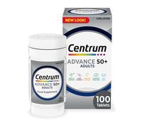 Centrum Advance 50+ Multivitamins and Minerals Tablets - 100 Tablets
