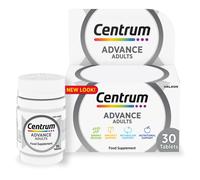 Centrum Advance Multivitamin & Mineral Supplements, 24 essential nutrients including vitamin D, C, Calcium, Daily Multivitamin Tablets, 30 (Packaging