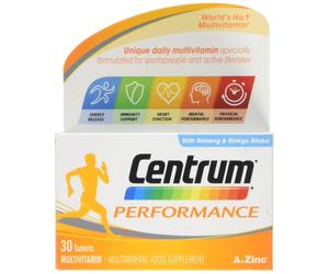CENTRUM ADVANCE Performance Multivitamin Tablets, Pack of 30