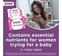 Centrum Conception Vitamins for Women, Fertility Supplements with