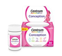 Centrum Conception Vitamins for Women, Fertility Supplements with 400μg Folic Acid, 30 Tablets