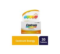 Centrum Energy Multivitamin Supplement Tablets With Vitamins, Iron, With Ginseng & Ginkgo Biloba, Dietary Supplement, 30 Tablets