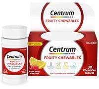 Centrum Multivitamin Fruity Chewables for Adults – 13 Vitamins incl. C, D & Zinc – 30 ct