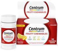 Centrum Fruity Chewables Multivitamin Tablets, chewy vitamins for adults,...