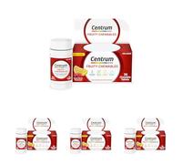 Centrum Fruity Chewables Tablets, Multivitamin Tablets for Men and Women, Vitamins with 13 Essential Nutrients Including Vitamin C, D, and Zinc, 30 ct (Packaging and Tablet Colour May Vary Slightly)