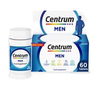 Centrum Men Tablets Multivitamin & Mineral Supplements, with 23 essential nutrients, including vitamin D, C, and Magnesium, 60 ct
