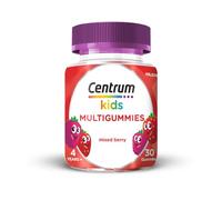 Centrum MultiGummies, Immunity Support, gummy multivitamins for kids with Mixed Berry, Natural Fruit Flavour, Includes key vitamins C and D, 30 Chewable Gummies