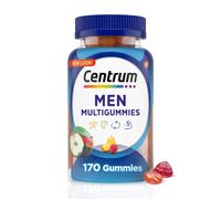 Centrum Multigummies Men's Multivitamin Supplement Gummies, Assorted Fruit, 170 Ct