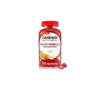 Centrum Multigummies Multivitamin for Adults Omega 3 Gummies, Assorted Fruit, 110 Ct