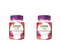 Centrum Multivitamins Mixed Berry for Kids Immunity Support, 10 Essential Nutrients Includes Vitamin C and D, 30 Chewable Multigummies (Pack of 2)