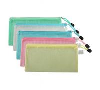 Centrum Pack of 6 DL Size Tuff Bag Heavy Duty Strong Waterproof Multi Purpose Zip Folder Bags