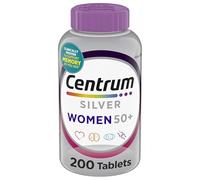 Centrum Silver Multivitamin for Women 50+ – Vitamin D3, Calcium & Zinc – 200 ct