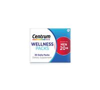 Centrum Wellness Packs Daily Vitamins for Men In Their 20S, With Complete Multivitamin - 30 Packs/1 Month Supply