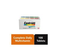 Centrum With Lutein, energy and immune support tablets |complete multivitamin formula - 100 Tablets